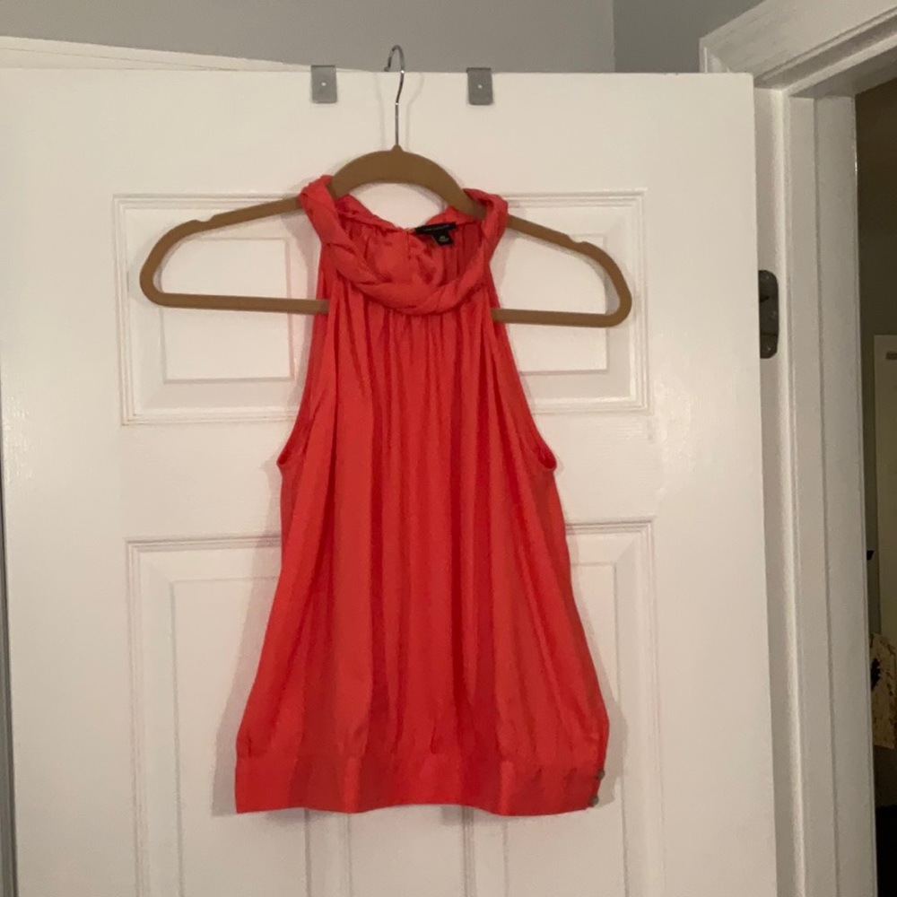 ANN TAYLOR - Halter Top / Coral / XS
